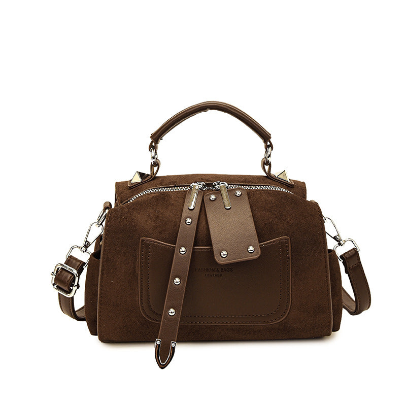 Autumn winterfall and winternew arrival boston pillow bag fashion stitching easiest for matchniche style shoulder bag big bag
