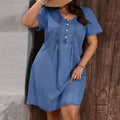 fashion  dress women's summer new arrivalplus size women's clothing artsyloosefashion long skirt v-neck