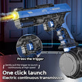 【custom】cross-border summer electric automatic continuous water gun with lights - outdoor kids' toy