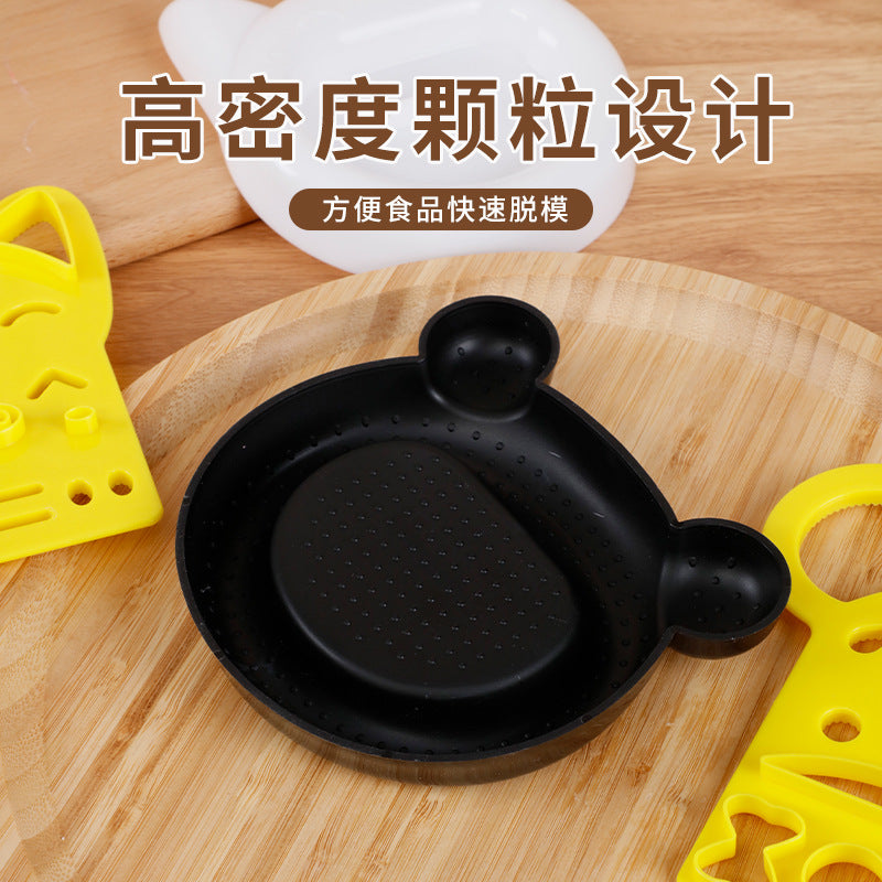 bestseller: panda rice ball mold - food-grade baking tool, cartoon design for home, picnic, and diy rice ball making