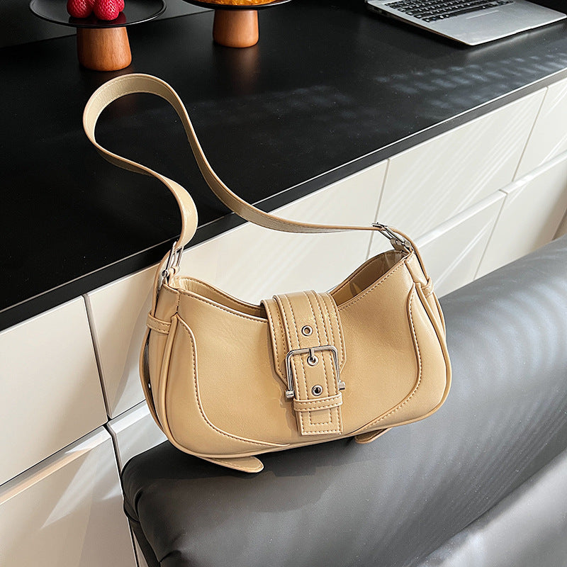 Cross-border high-end niche bag women's 2025 new spring and summer sweet and cool Spice Girl messenger bag women's shoulder armpit bag