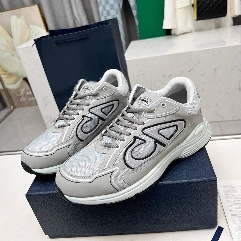 us station men's printed breathable sports shoes trendybest sellingd family heightening outdoor casual comfortable running shoes