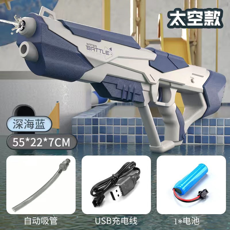 bestseller: m416 electric water gun - automatic, high-pressure, powerful water blaster for kids - perfect for outdoor water fights, beach fun, and water play