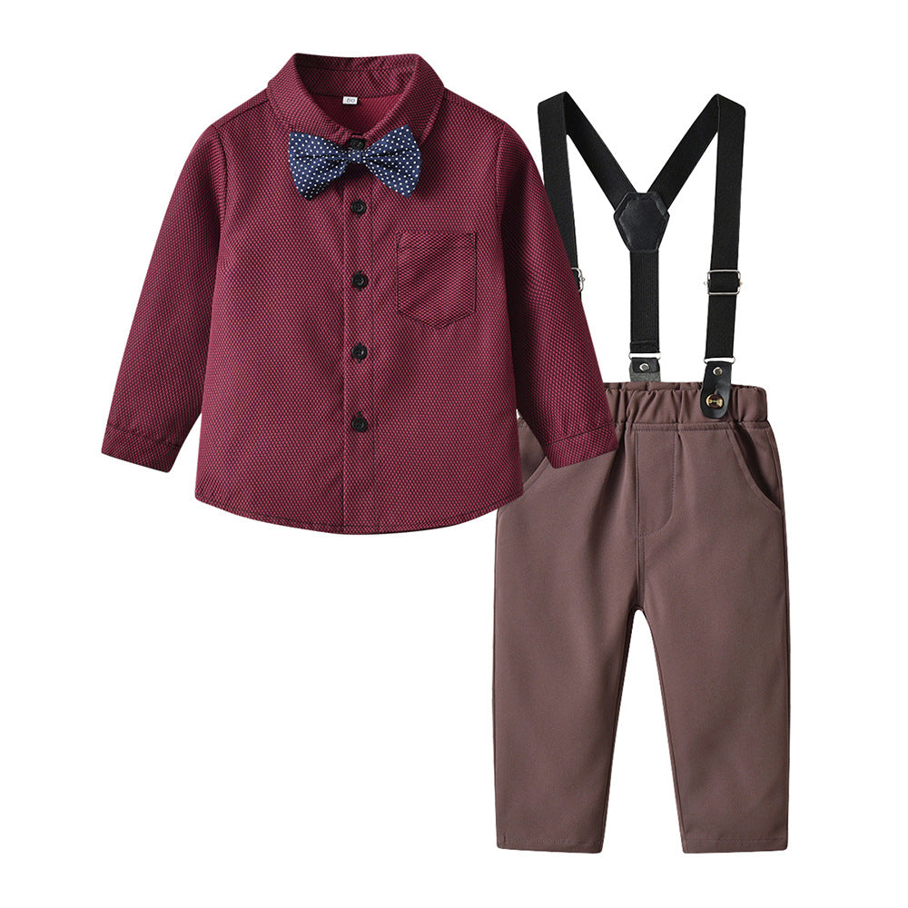 Source factory children's clothing sample customization kids gentleman's first birthday dress oem small order personalized wholesale boys suit