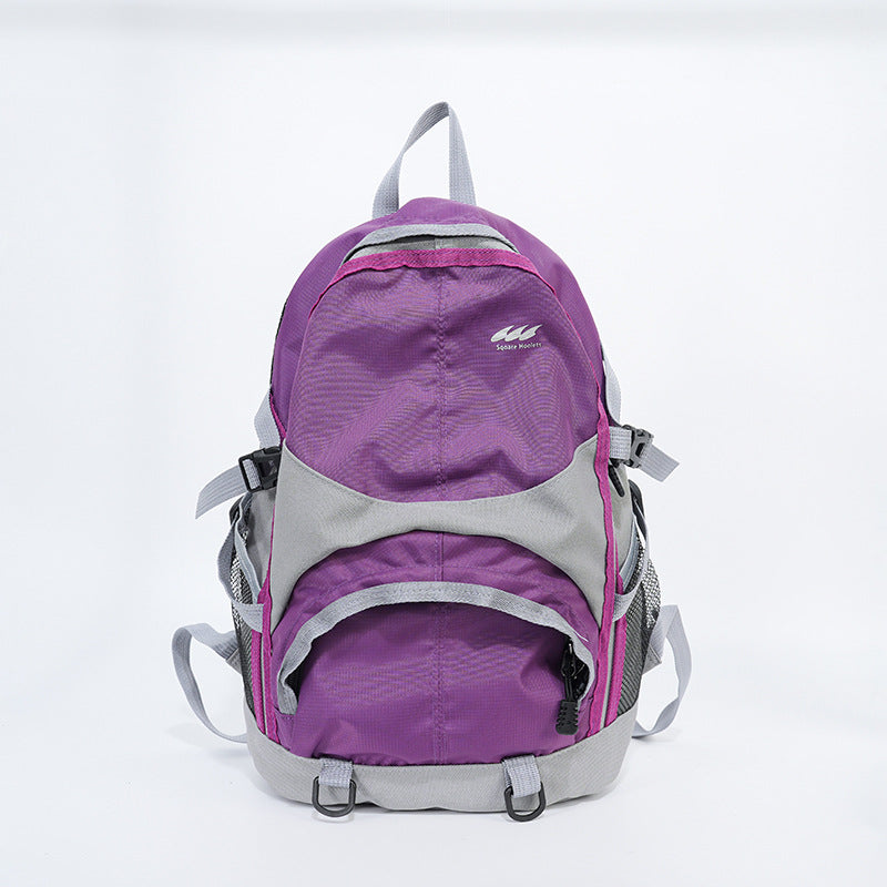 Outdoor leisure sports backpack Men's and women's same light and versatile college students hiking sports wind backpack