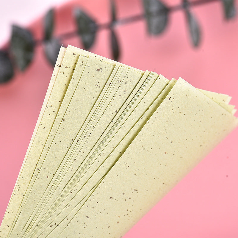 Beizi summer facial oil-absorbing paper, suede granular oil-absorbing paper, facial oil-absorbing cleaning 100 pieces of boxed oil-removing paper