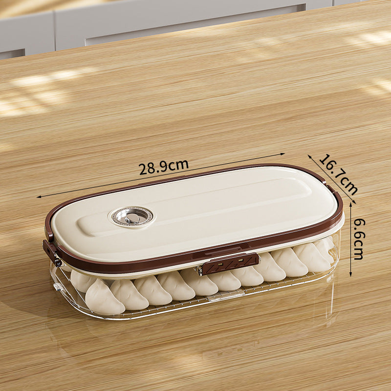 Dumpling box, special seal for household food grade freezing, quick-freezing and fresh-keeping classification, dumpling buns, refrigerator storage box