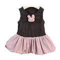 Summernew arrivaldress soft cute style girl pink and white contrast colorlace collar bows flower bud skirt girl vest skirt