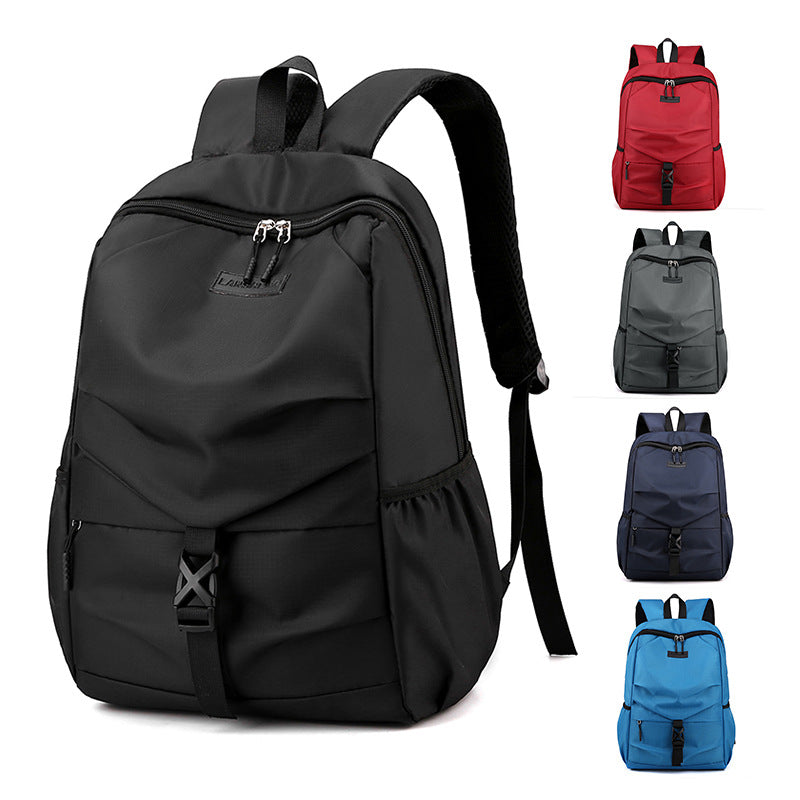 New casual backpack men's simple travel backpack waterproof and lightweight outdoor  street trend computer bag