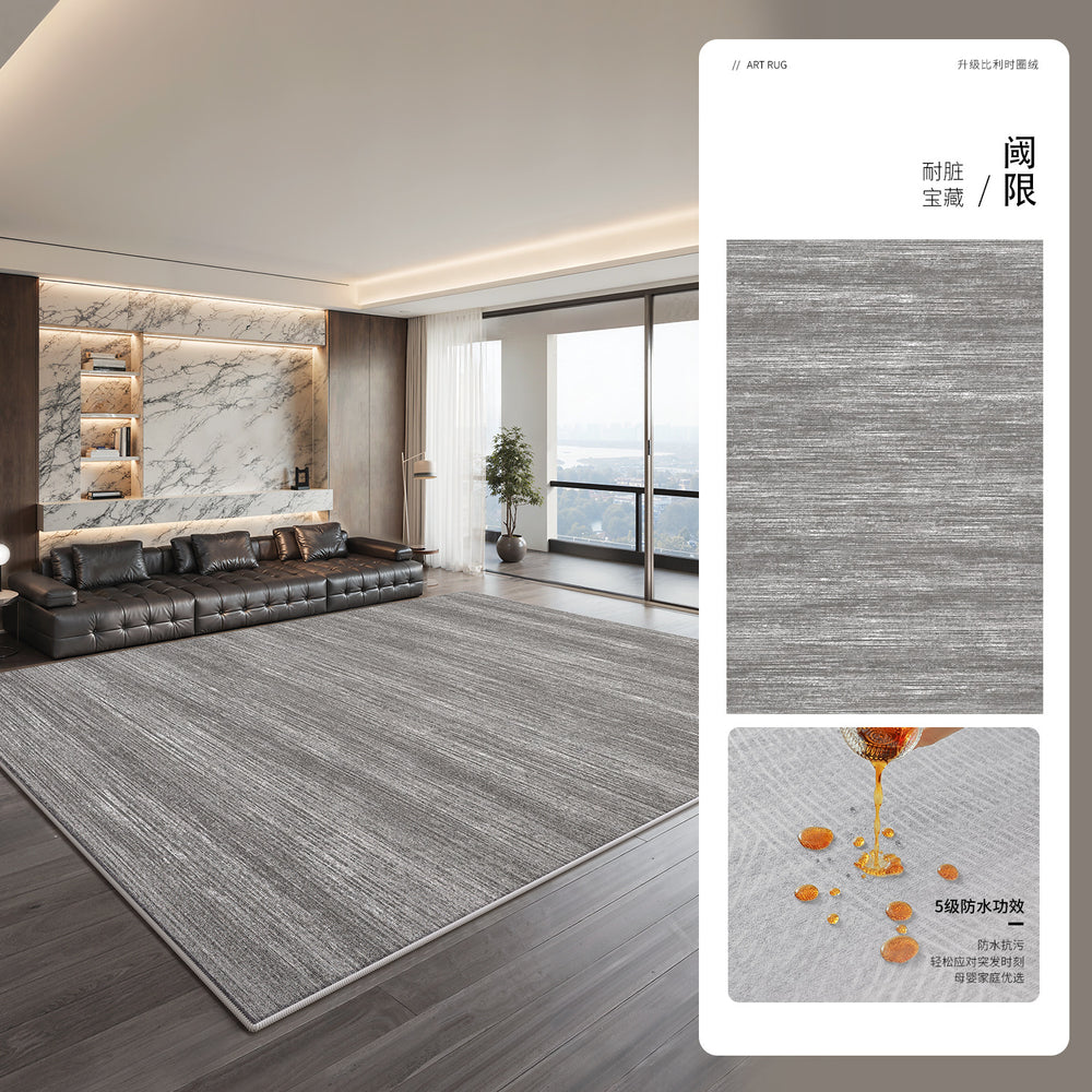 Carpet living room 2026 new italian high-end no-wash and wipeable sofa cushion minimalist bedroom large area full carpet