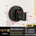 Space aluminum - 10 pack black [strong suction cup]