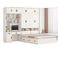 Tatami small apartment bedroom for home bed cabinet all-in-one wardrobe desk kids bed multifunctional cloakroom storage bed