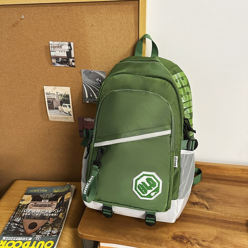 2025 new arrival: factory direct, high-capacity, durable, water-resistant fabric backpack - minimalist, trendy, and cool for middle school students