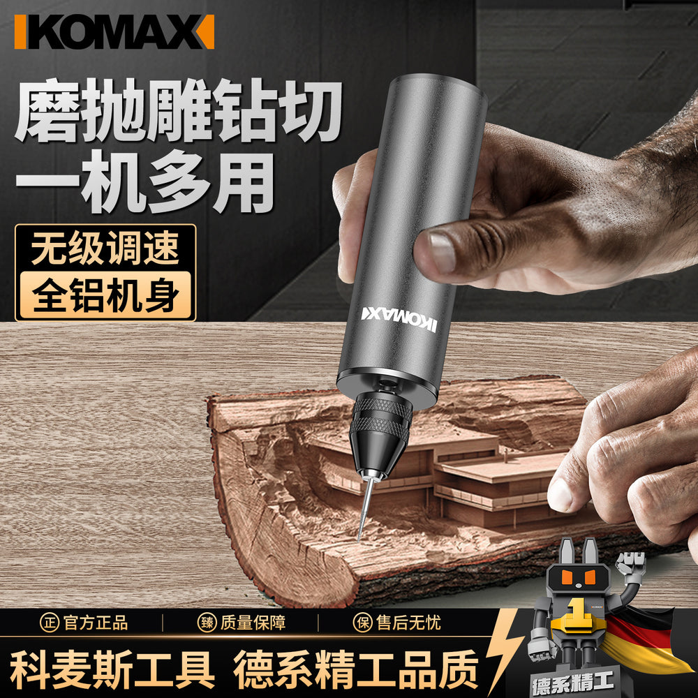Premium cordless mini electric grinder - handheld power tool for polishing, grinding, and carving jade & more