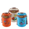 Factory direct sales cross-border exclusive fresh-keeping lunch box thermal insulation bucket thermal insulation bucket kitchen stainless steel fresh-keeping tableware three-piece set