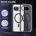 ice color magnetic suction suitable for google 9a charging mobile phone case pixel10 ice mist semi-transparent anti-fall cross-border case