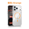 Suitable for iphone17pm magnetic transparent mobile phone case apple 17 all-inclusive pc carbon fiber texture magnetic mobile phone case