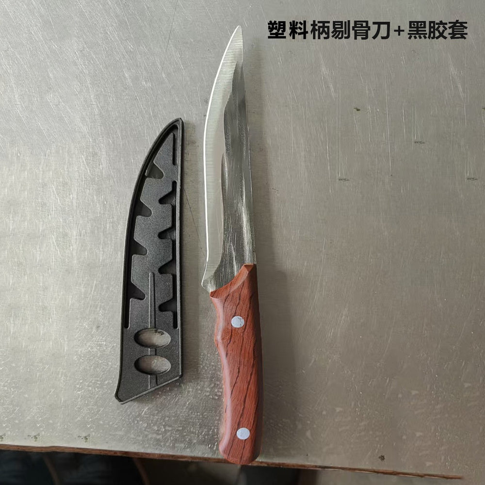 Sharp longquan forged boning knife, segmented handle, pork, beef, sheep, table knife, classy fruit cutting, kitchen for home