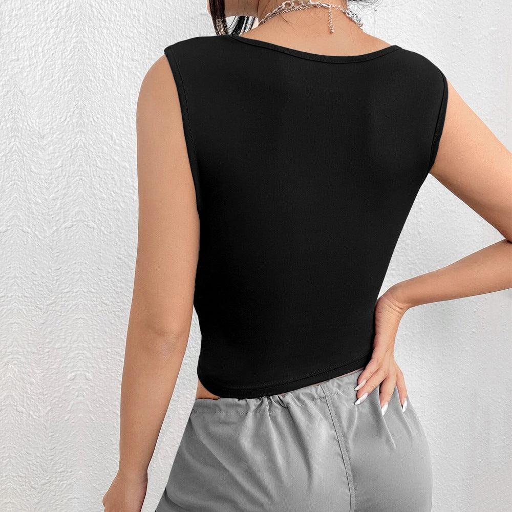 european and american women's slim-fit, figure-flattering, short, sexy, solid color bandeau top/tube top with built-in camisole