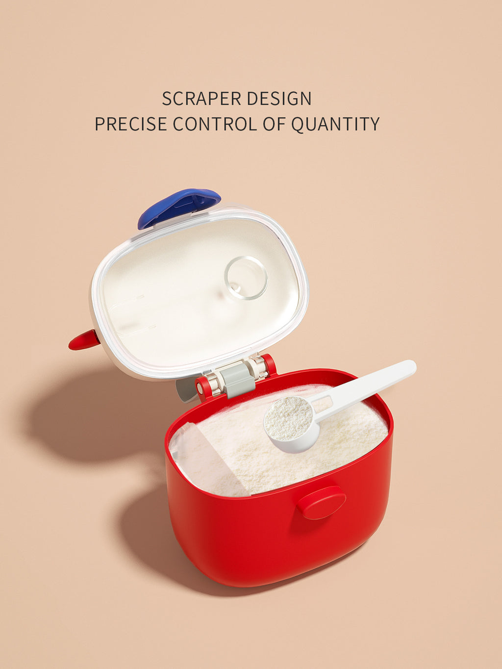 Baby milk powder box Portable out Large capacity baby rice noodle box Milk powder sub-packaging box Sealed storage tank Moisture-proof