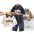 Boys' hoodie set - new  collection: stylish and trendy kids' autumn/winter casual two-piece set - wholesale available