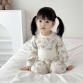 Baby comfort fleece cotton 300g autumn clothes high waist belly protection boneless class a fall and winterkidsheattechintimatessuit