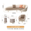 Saint-li office casual reception sofa - small apartment minimalist modern fabric irregular sofa