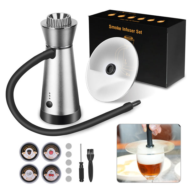 Manufacturer free shipping  cocktail smoker set, kitchen tool smoker gun, smoked sawdust hand-held smoker