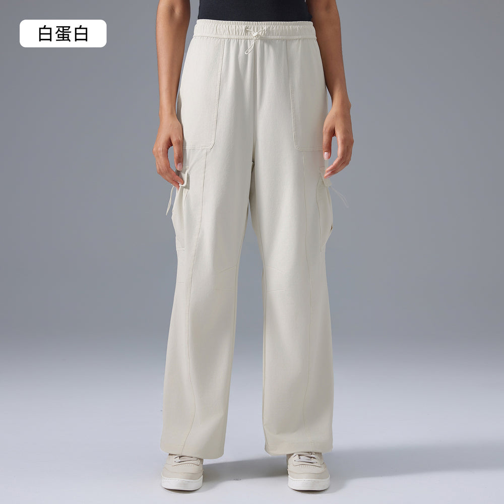 New women's cargo pants - loose fit, jogger style, wide leg, athletic & fitness, outdoor commute, versatile casual trousers d25089