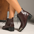 spring/autumn new arrival: plus-size fashion leather boots for women (sizes 36-43). wholesale available. dropshipping to  and