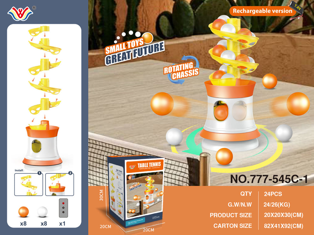 kids table tennis training device electric ball machine sports ball machine kids ejection ball toy