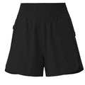 pocket sports shorts women's high waist double layer fitness casual yoga running shorts
