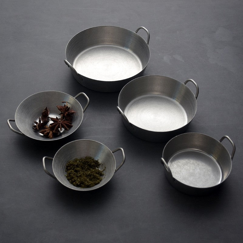 304 retro style old korean style double ear dish sauce dish snack oblique dish tomato seasoning dish barbecue dipping dish