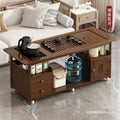 Movable tea table balcony new arrival coffee table living room tea table small for home tea table all-in-one complete set of tea cabinets