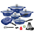 aluminum pot 23-piece set for home kitchen non-stick pot cooking pot suit die-cast soup pot wholesale