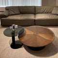 Italian normcore round flying saucer coffee table modern casual small table living room for home coffee table accessible luxuryclassy coffee table