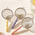 304 stainless steel 9-bead sieve spoon flour soy milk juice filter baking milk tea food supplement colander wholesale