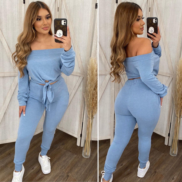 VS10072 hot sale, European and American sexy solid color two-piece set, nightclub clothes