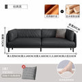 Classic black microfiber leather [high density and high resilience]