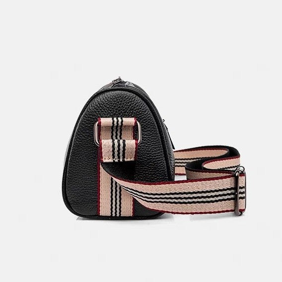 Factory wholesale genuine leather women's bags 2024 new fashion boston pillow bag top layer cowhide shoulder crossbody bag