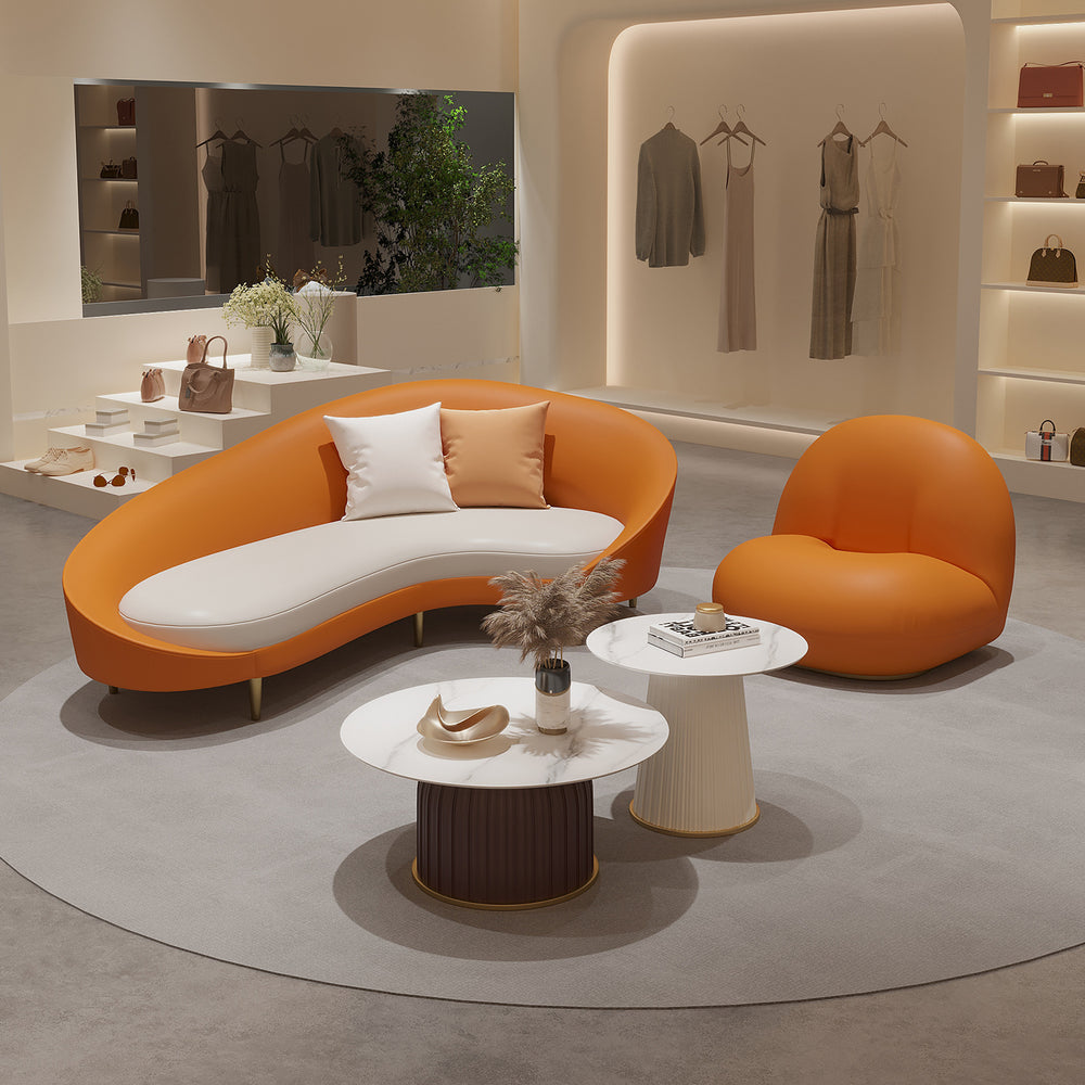 25 new hotel lobby modern minimalist vip lounge reception sofa curved office store negotiation area