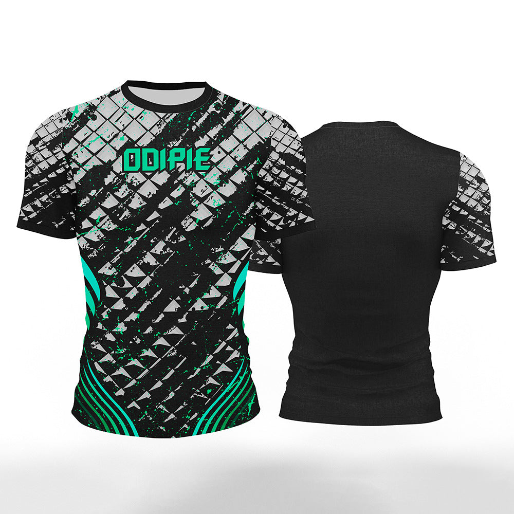 European and American men's boxing fighting training tights Muay Thai fighting Sanda fighting boxing clothes sports quick-drying clothes