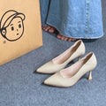 Comfortable pointed-toe heels for women - new spring/autumn 2025 collection - all-day comfort, versatile style for interviews and everyday wear