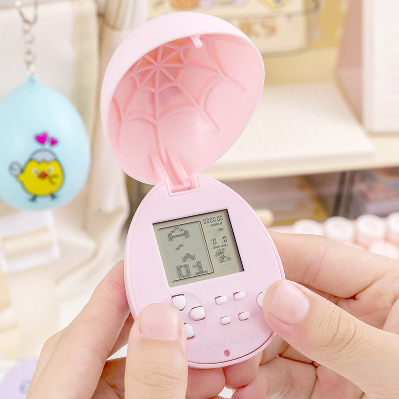 Pocket mini tetris game console - nostalgic classic puzzle toy, creative small gift, keychain wholesale