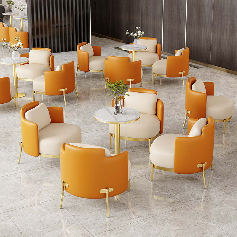 Hotel lobby popular casual sofa beauty salon business reception negotiation table and chairs cafe one table and four chairs slate