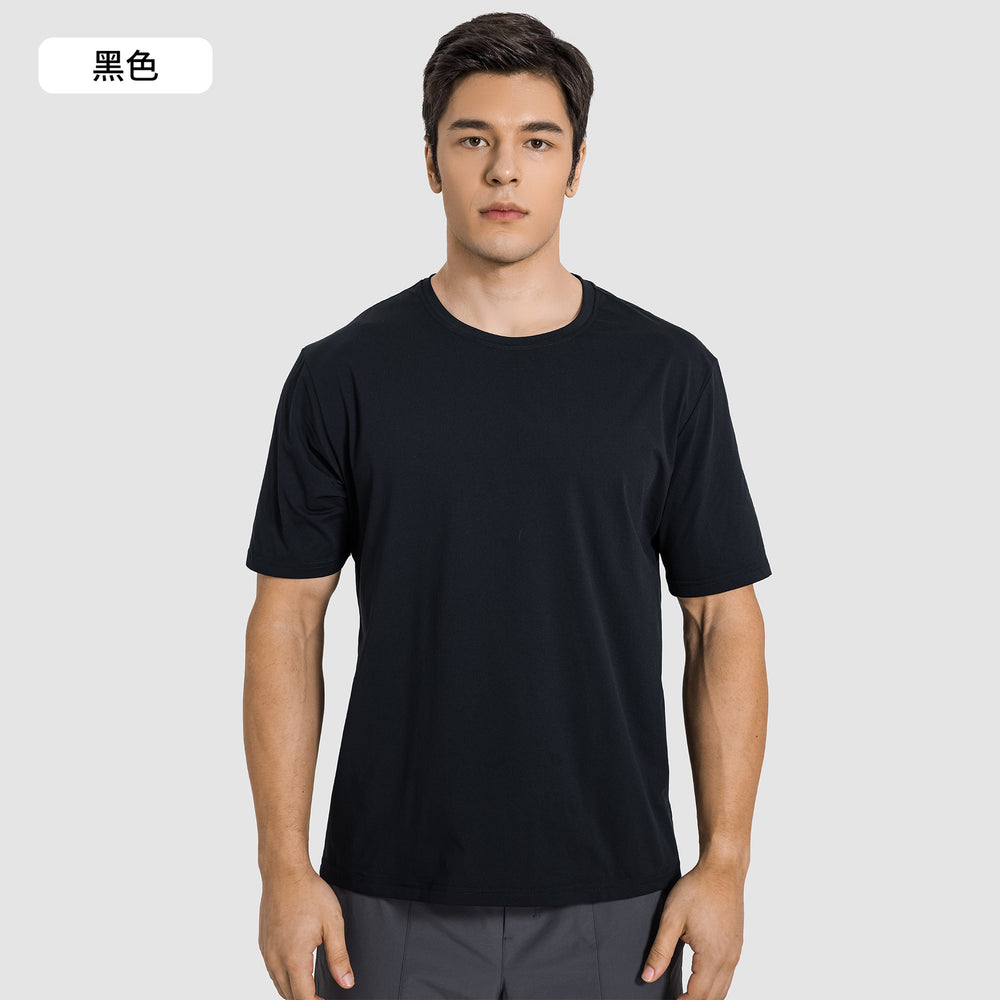 New outdoor quick-dry running & fitness short-sleeve t-shirt for men - summer lightweight, loose fit, versatile activewear top dmt002