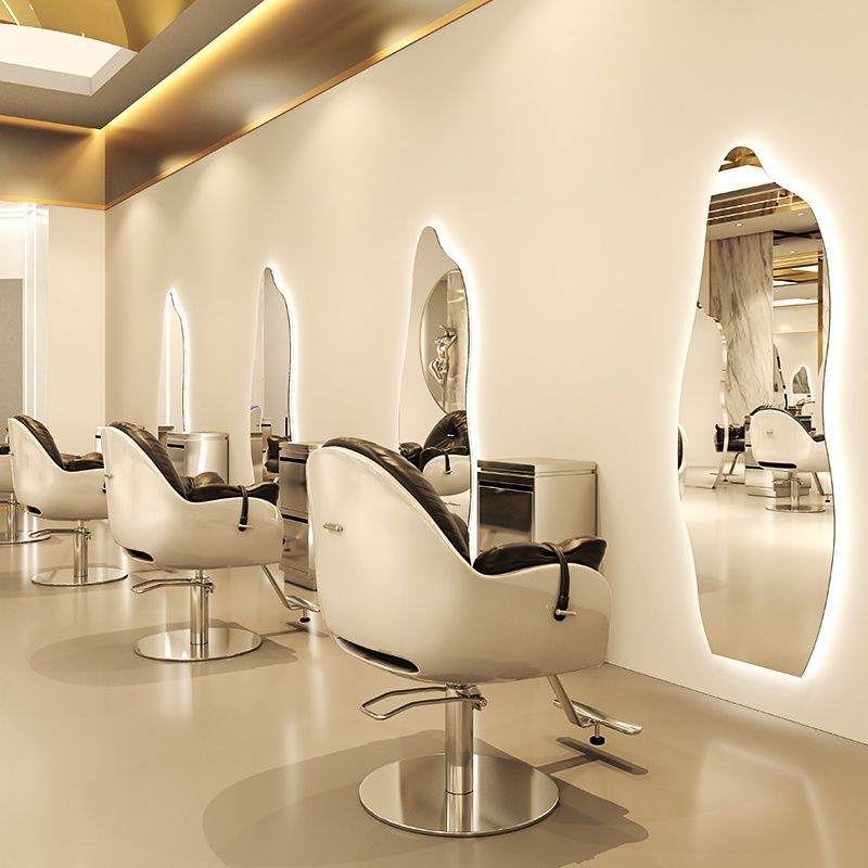 Hairdressing shop mirror table popular perm and dye hanging mirror hair salon special beauty mirror floor-standing hair cutting mirror hair salon special mirror
