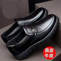 【military-grade leather shoes - premium quality】100% full grain cowhide leather, clearance sale! soft sole leather shoes for men, perfect for casual and business wear