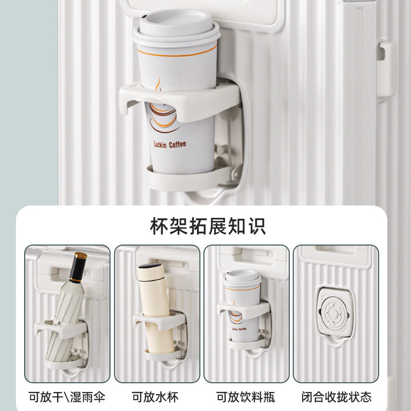 Multifunctional Japanese suitcase Women's trolley case Men's strong and durable Student universal wheel password suitcase Leather case