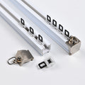 【g202】aluminum alloy electrophoresis ultra-thick peak wall thickness 2.0 silent curtain track slide curtain rod guide rail